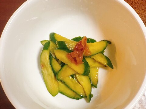 さっぱり梅きゅうり